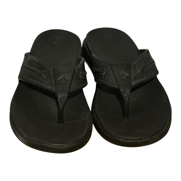 Sperry Black EVA Flip Flop Women's Size 8 Water Friendly Casual Comfort Sandals - Picture 3 of 8